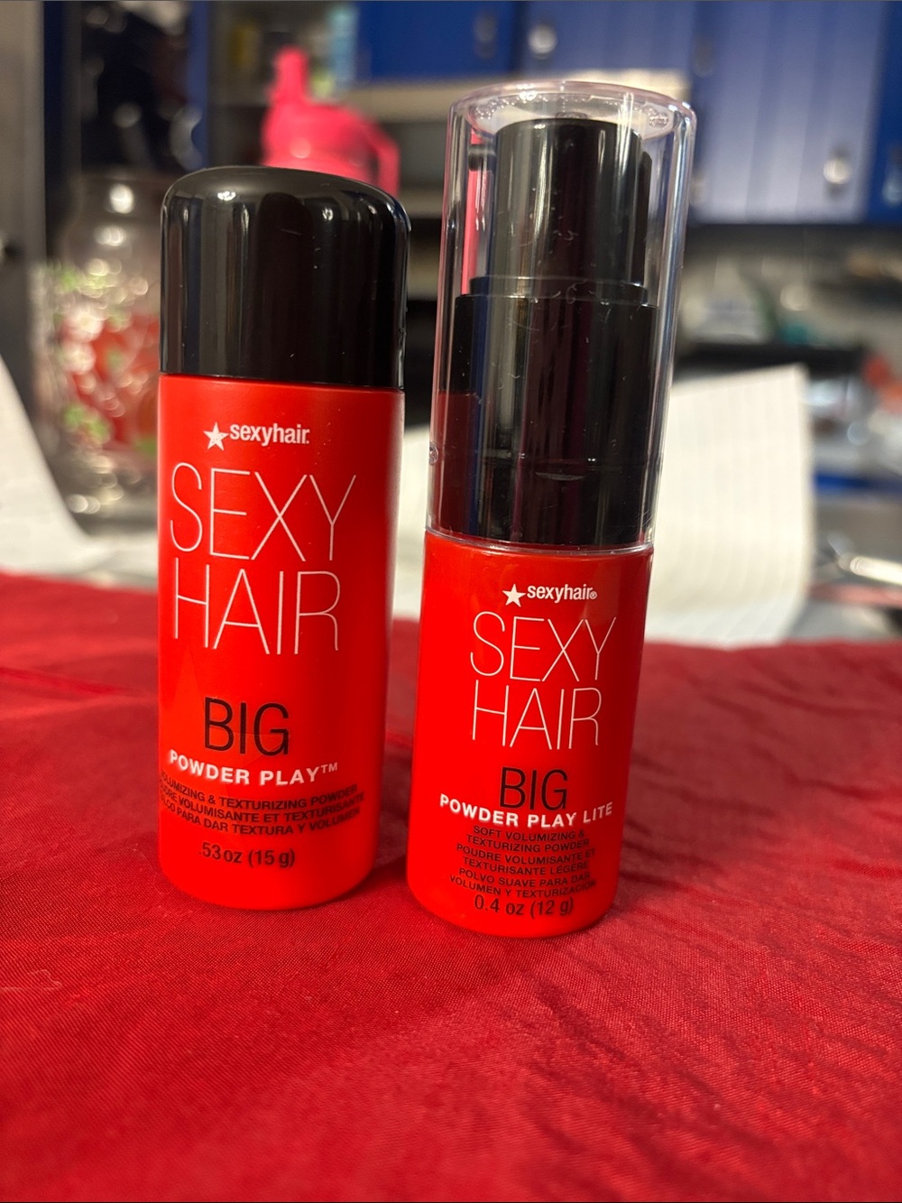 SexyHair BIG Powder Play Volumizing Hair Powder - set